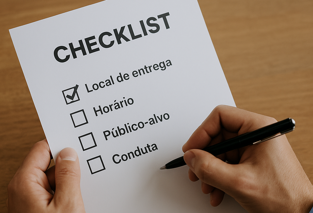 checklist do panfleteiro