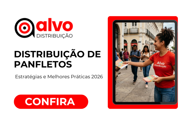 distruição de panfletos