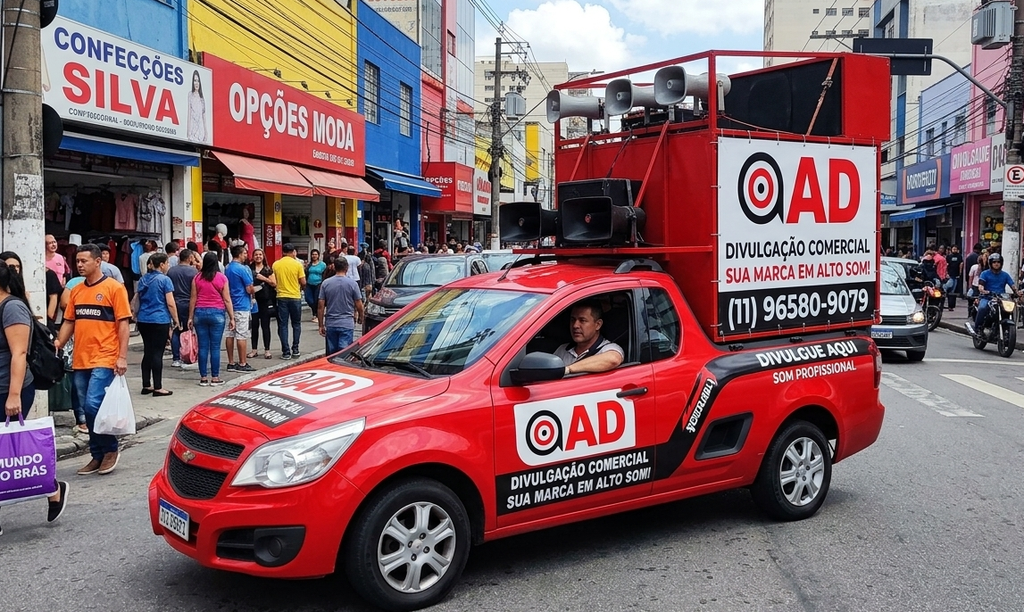 Carro de Som para Comércio